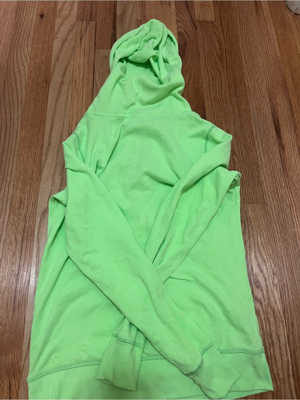 Victoria's Secret PINK Green Full Zip Hoodie size small - Picture 4 of 4